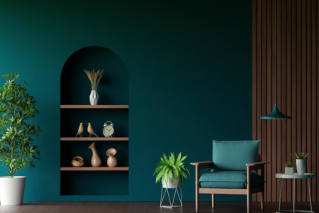 blue home in Berlin